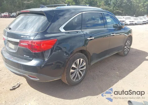 2014 Acura Mdx Technology Package из США, поврежденный, VIN 5FRYD4H44EB015307